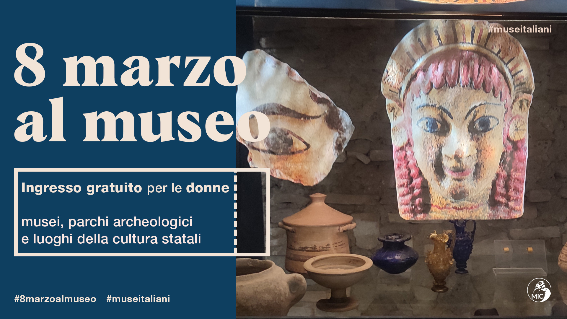 Giornata internazionale della donna – 8 marzo 2024 al Museo Nazionale archeologico Cerite
